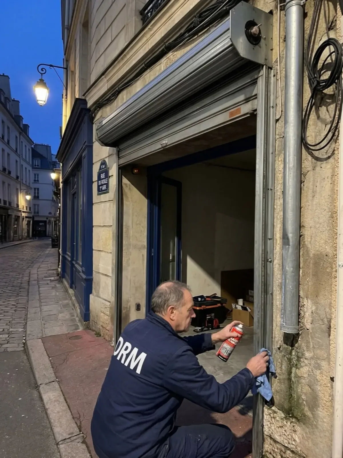 Entretien et maintenance de rideau métallique au Blanc-Mesnil