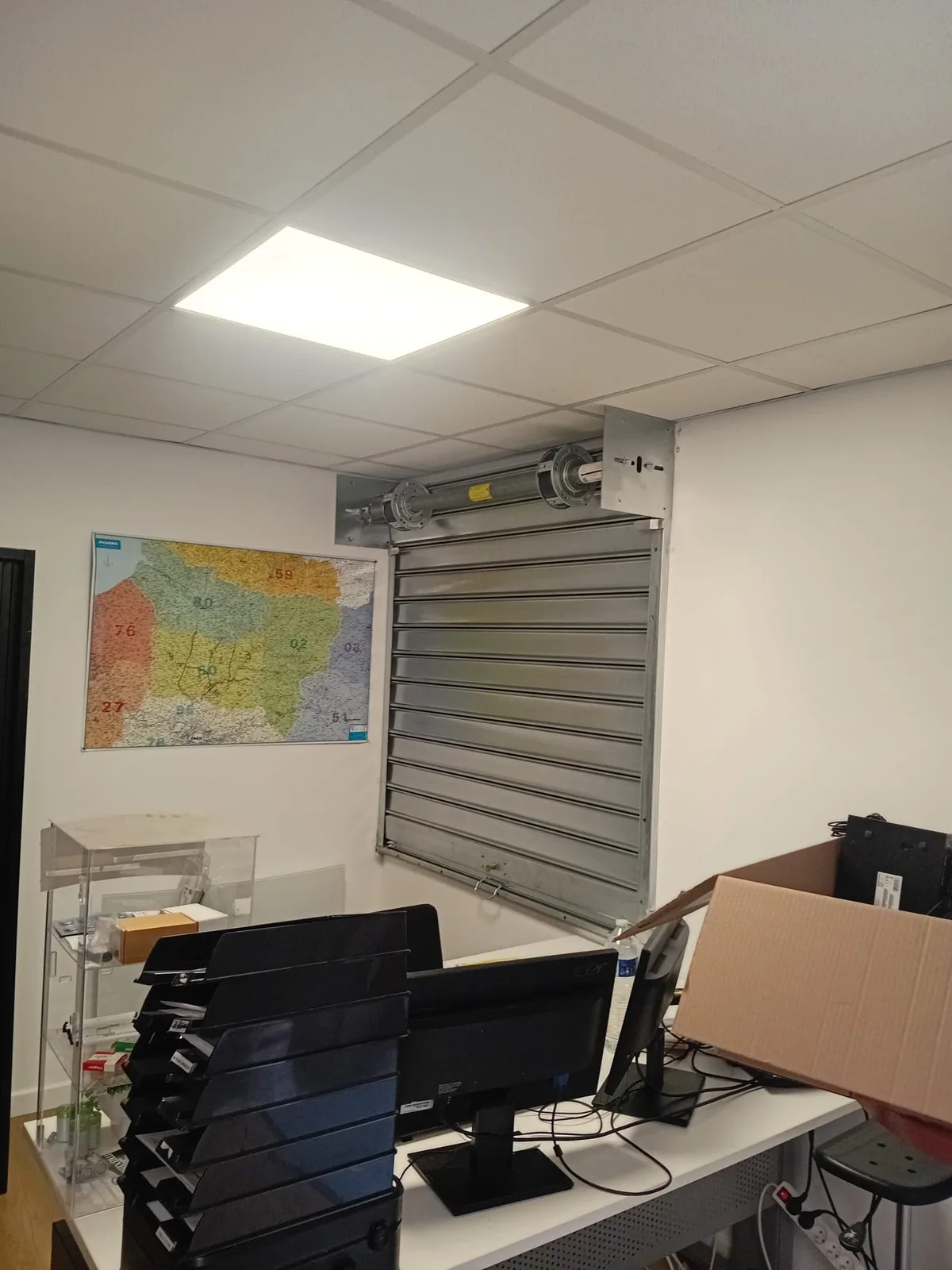 Installation et pose de rideau métallique au Blanc-Mesnil